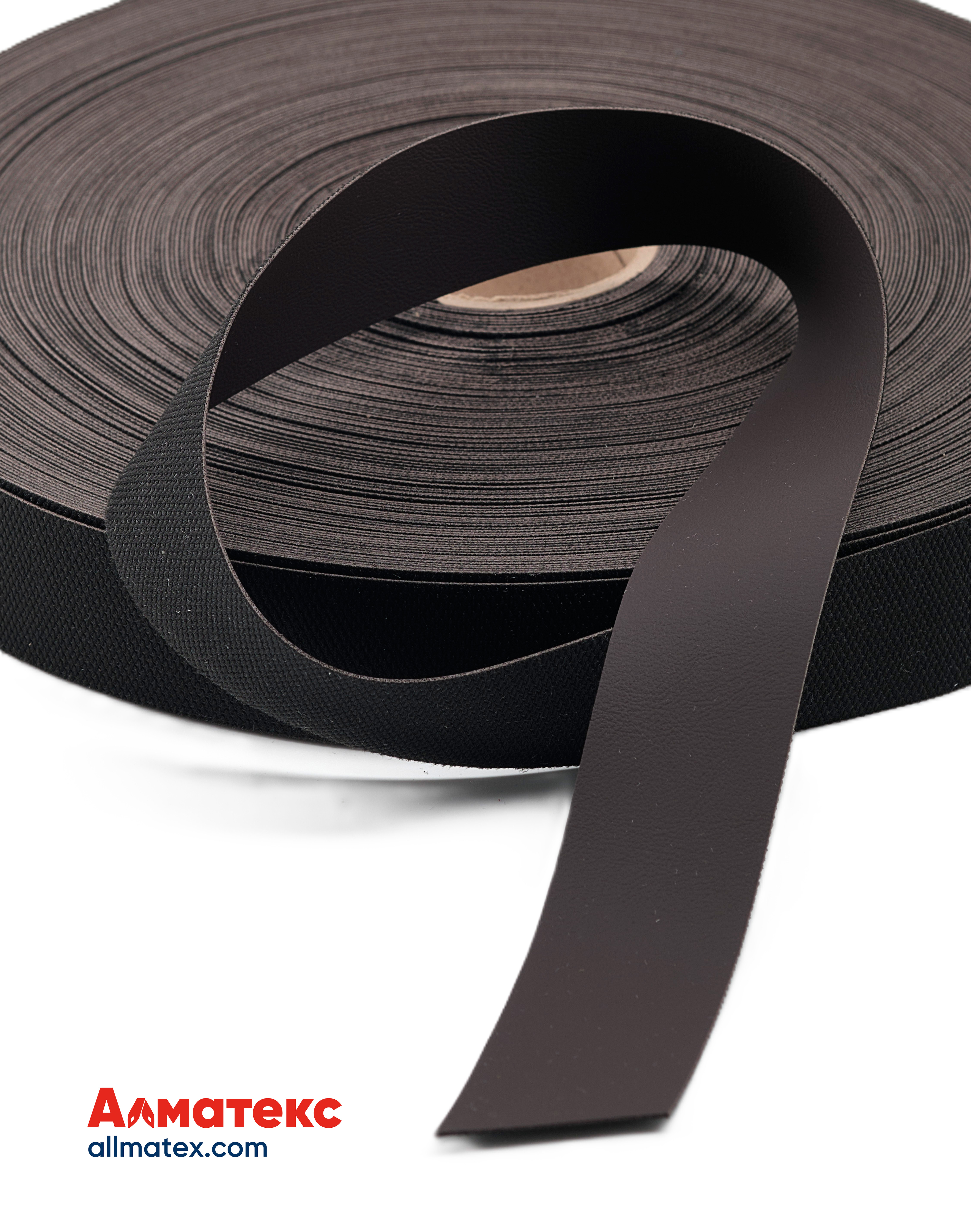 Лента нубуковая коричневая 30 мм