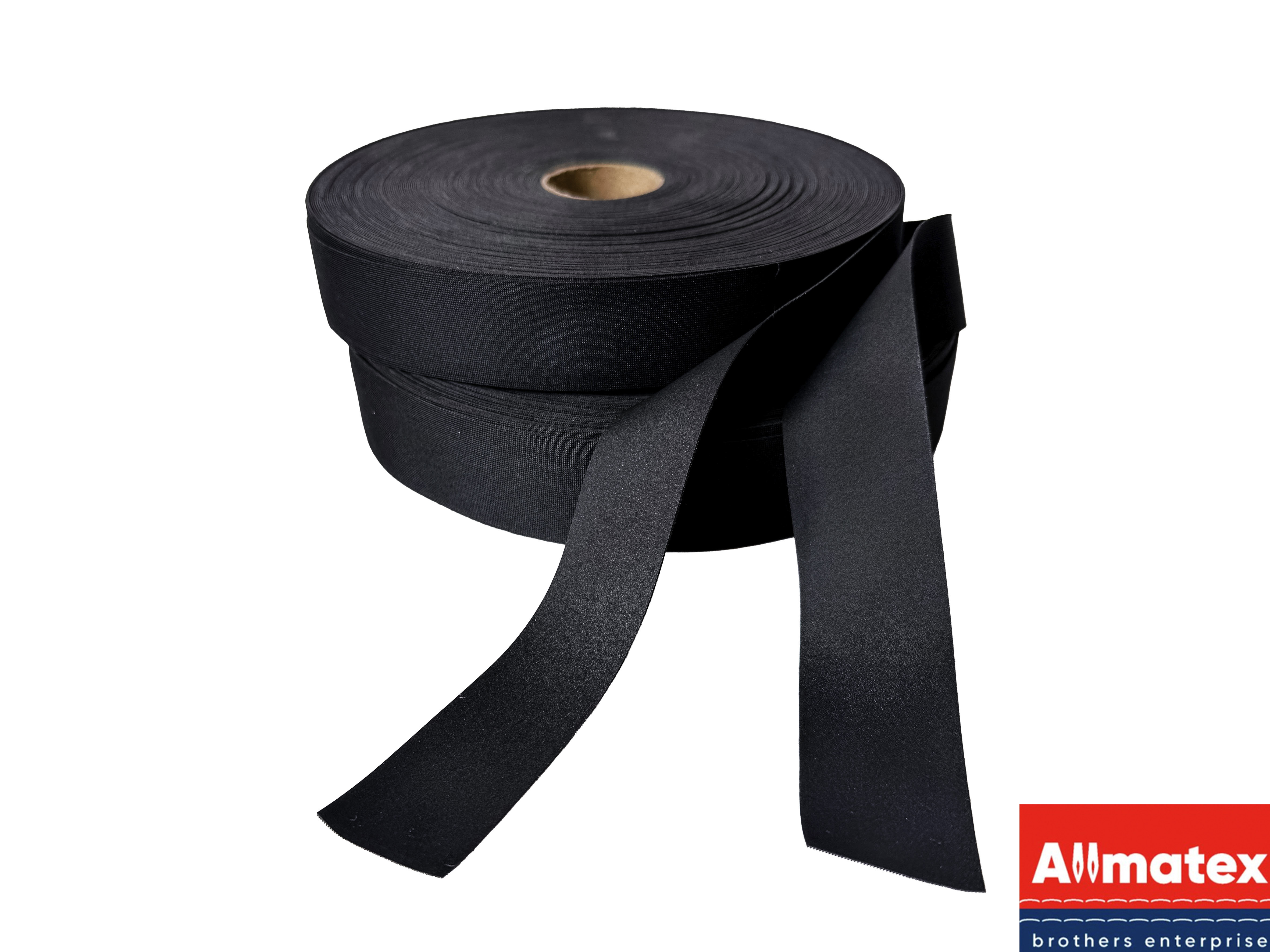 Лента нубуковая 30 мм черная