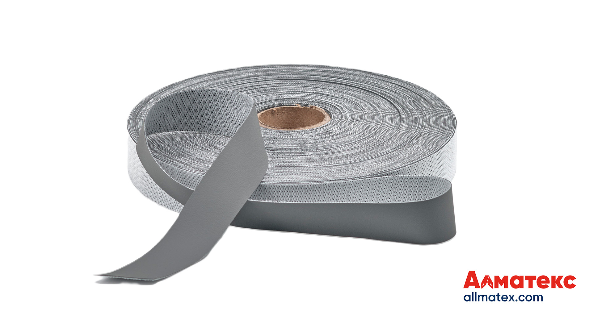 Лента нубуковая серая 30 мм