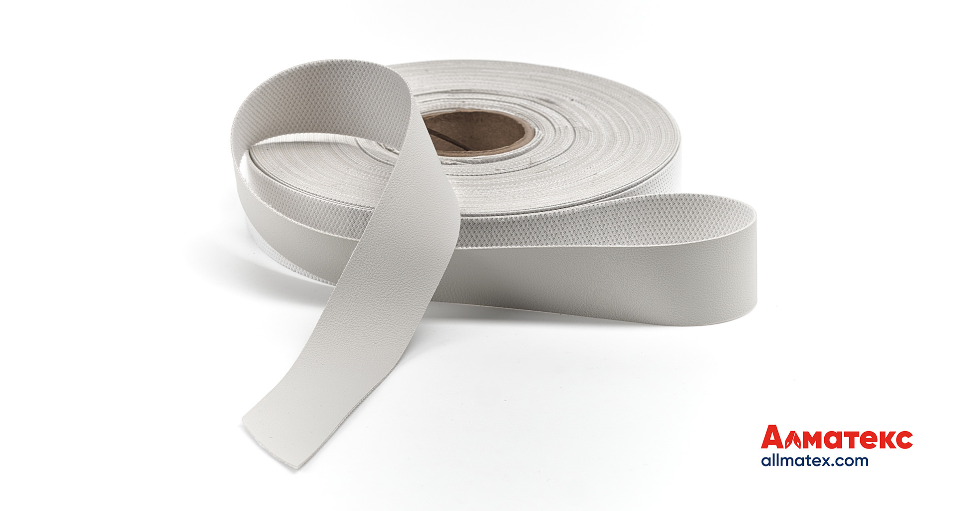 Лента нубуковая светло-серая 30 мм