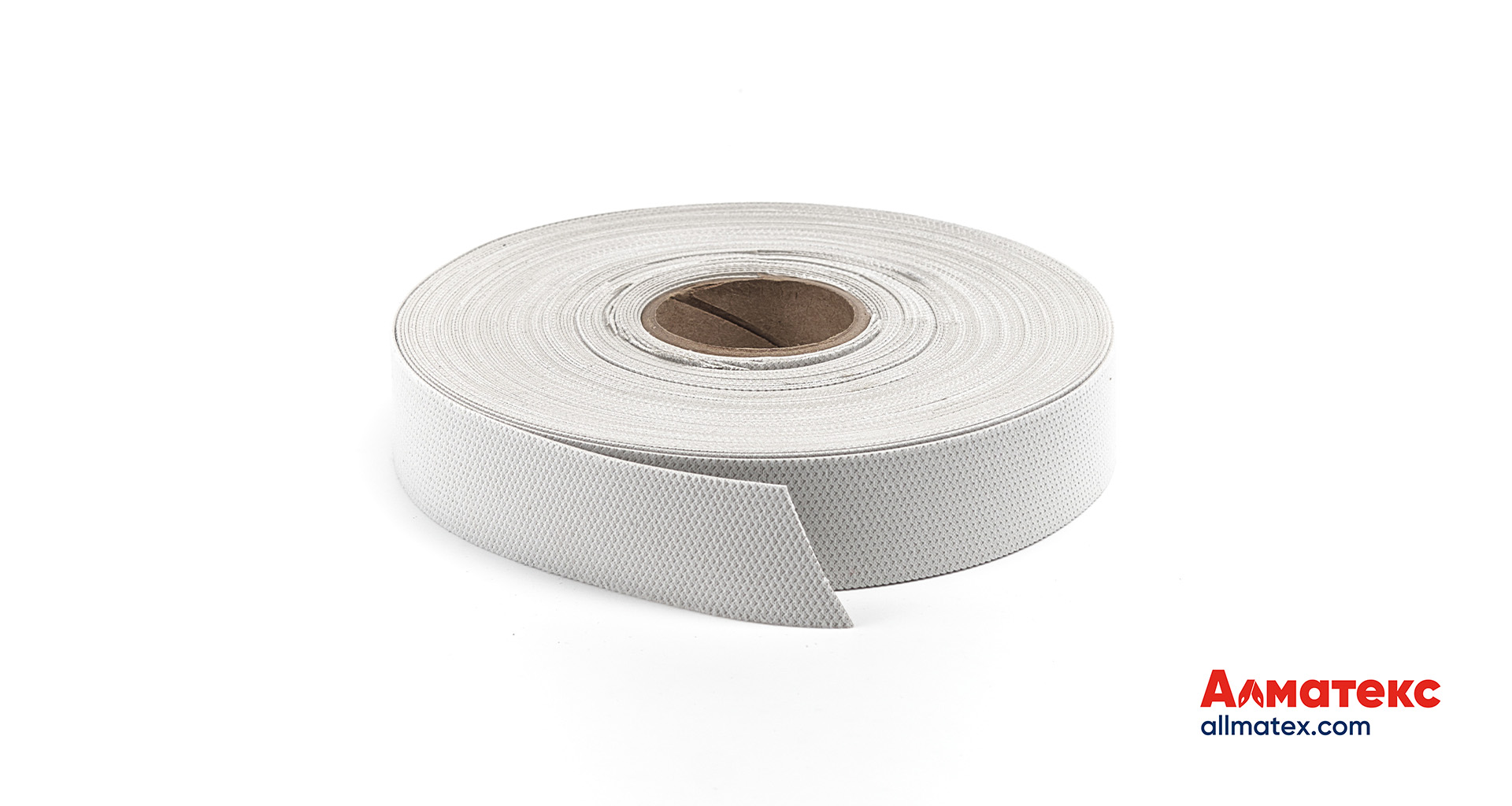 Лента нубуковая светло-серая, ширина 30мм (60)
