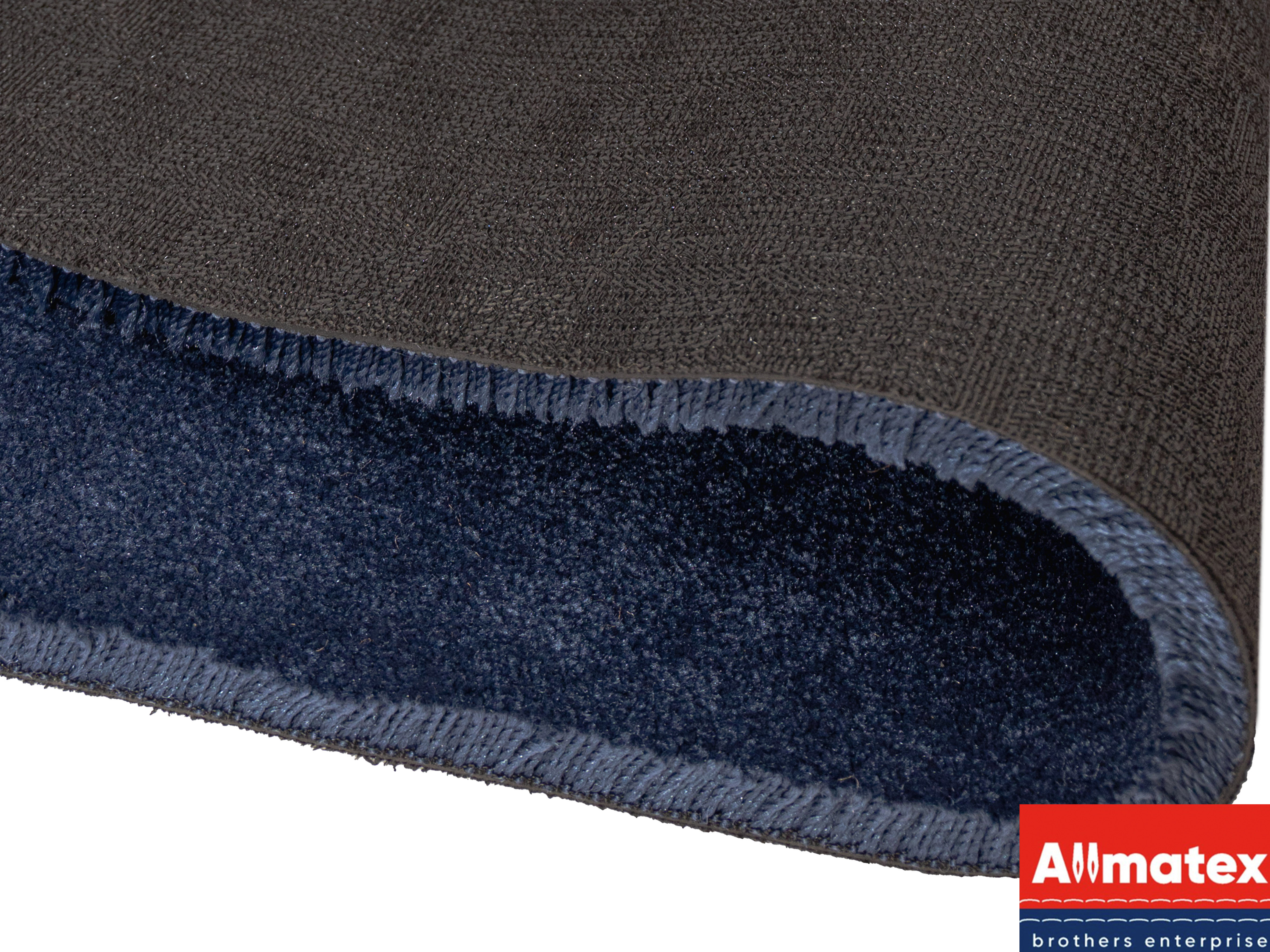 Ковролин "Rich" синий (антислип)